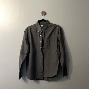 Taylor Stitch green oxford
